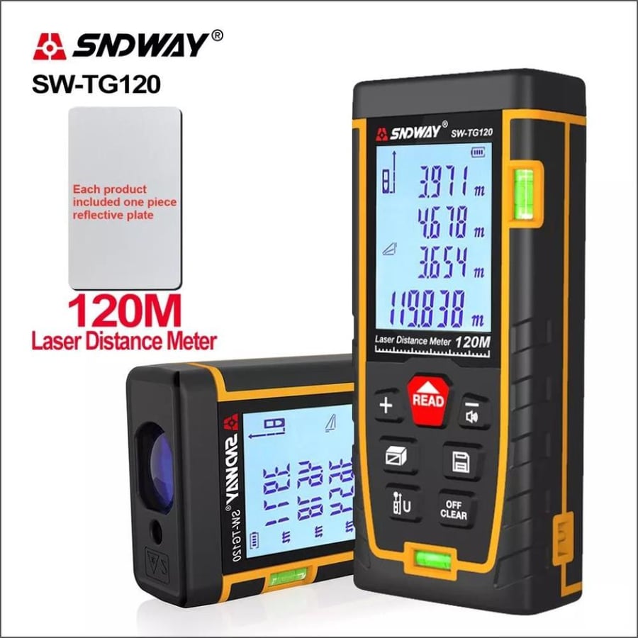 Electronic meter with laser measurement Sundway