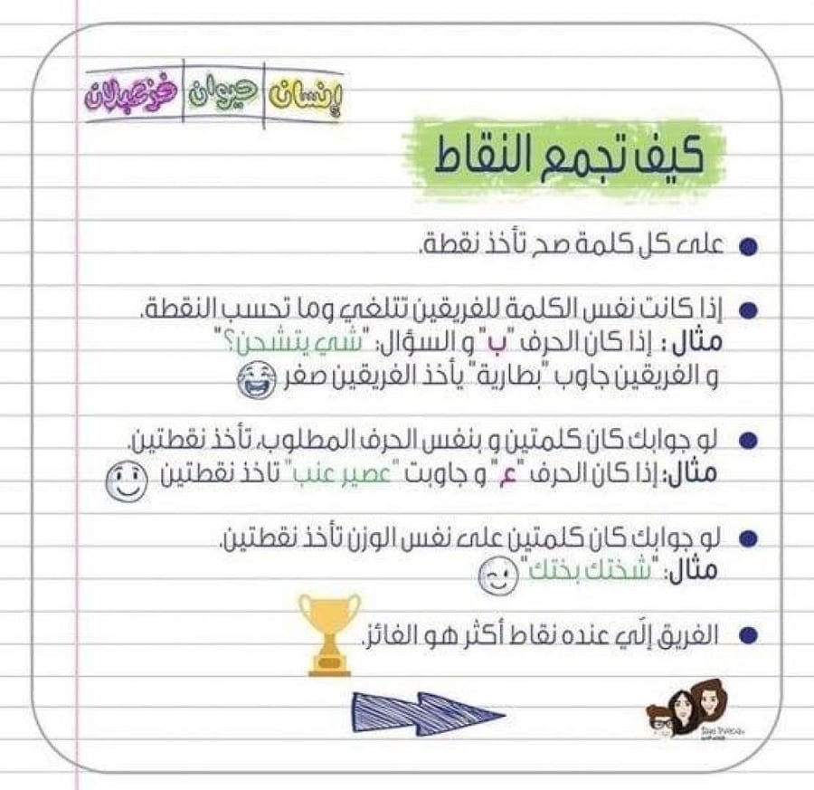 لعبة إنسان حيوان خزعبلان - رجعنا أيام زمان