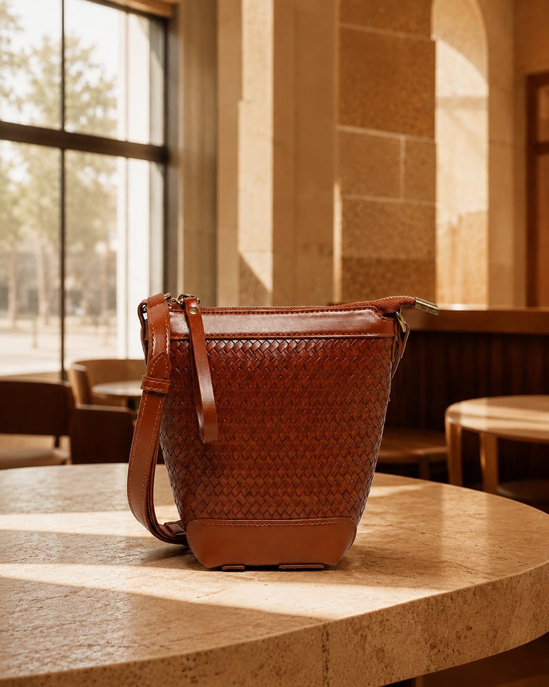 Artisan Bucket - Cognac Brown