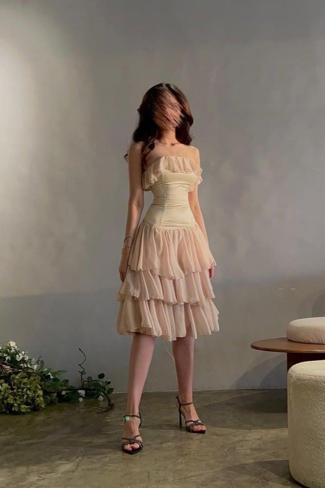 Velvet sunset dress