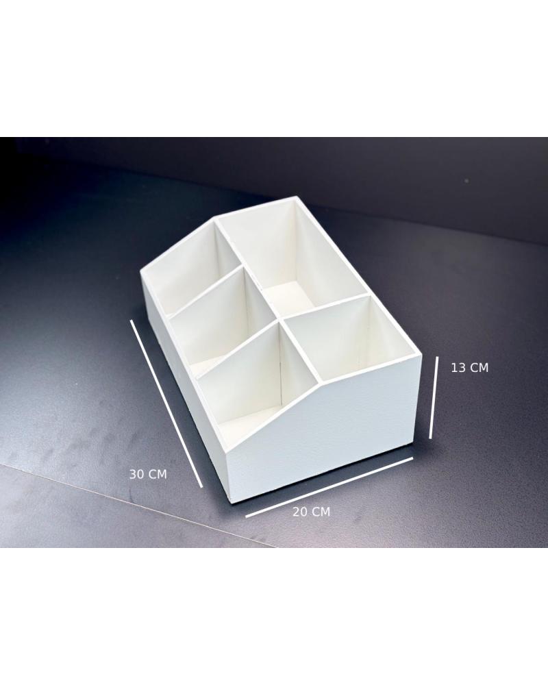 Small white coffee bar without writing