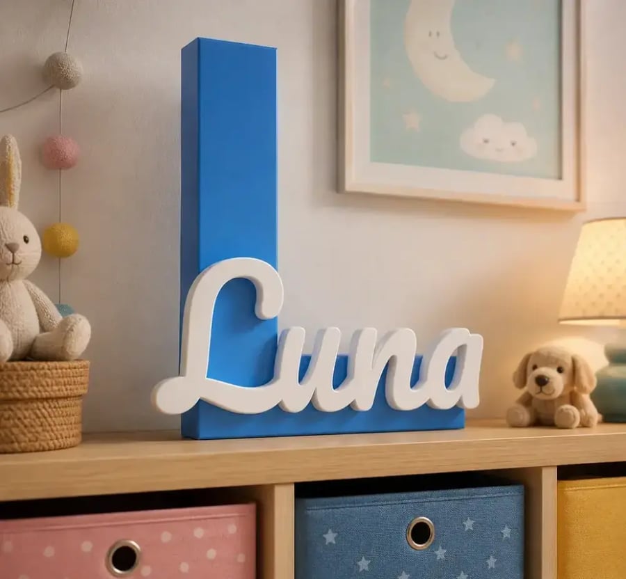 حروف وأسماء ثلاثية الأبعاد (3D) بتصميم مميز
