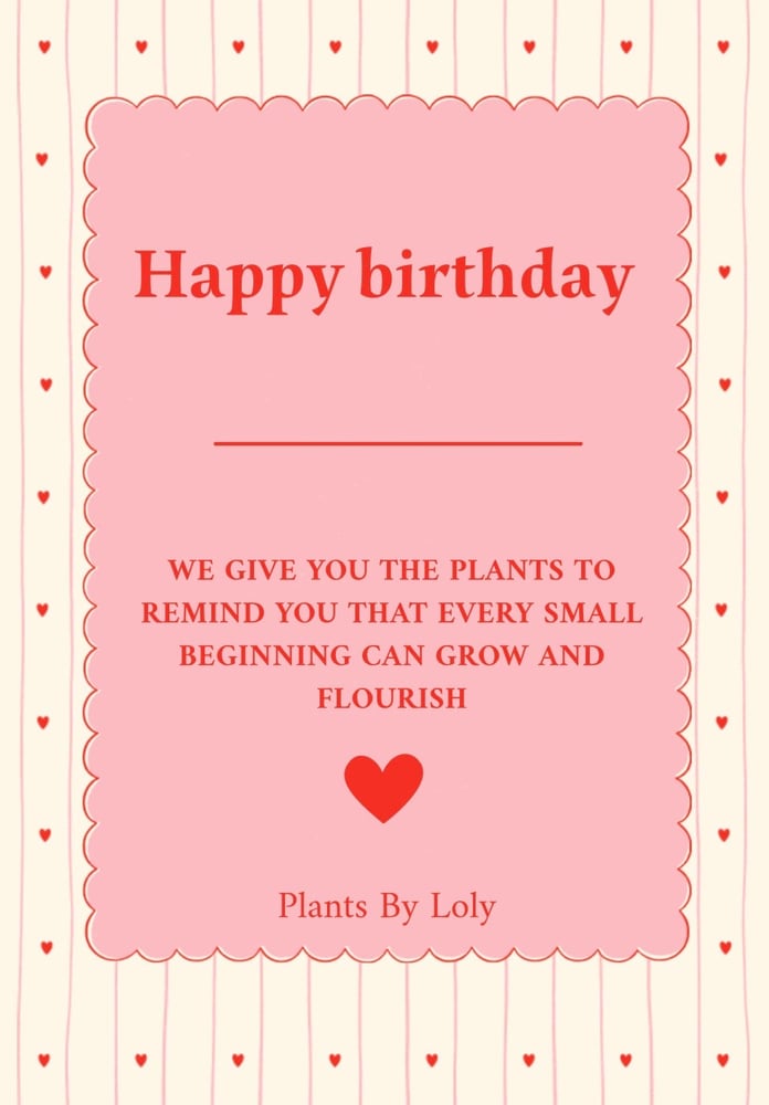 Red heart card
