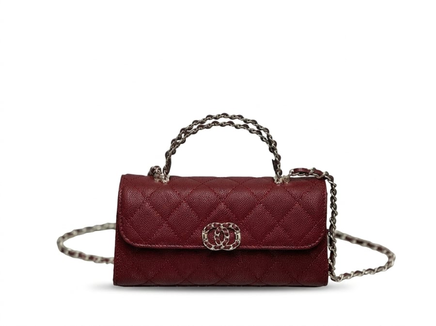 CHANELLE BAG -burgundy