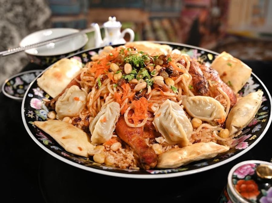 رز بخارى بالدجاج فى التبسيً