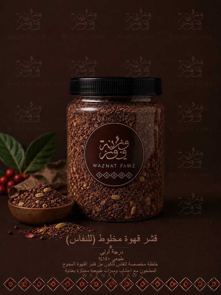 قشر القهوه (مخلط للنفاس)