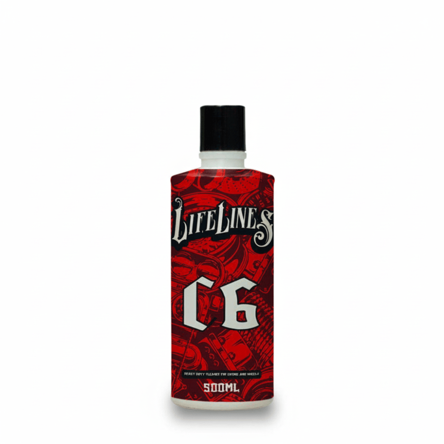 c6 منظف كفرات و جنوط و مكينة 500ml لايف لاينز