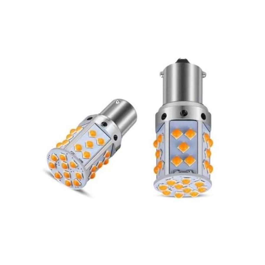 Original fluorescent orange traffic light bulbs