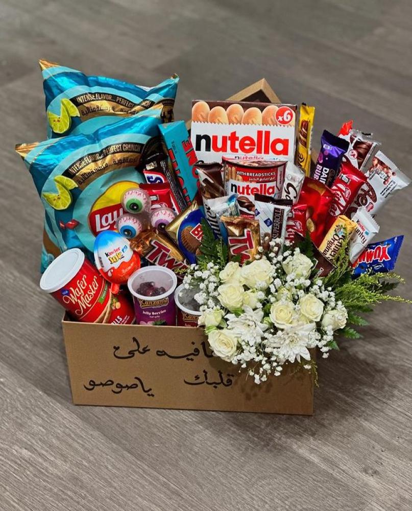 بوكس ورد مع هديه