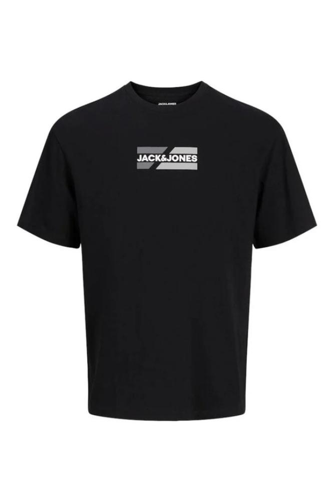 Jack & Jones تي شيرت رجالي محبوك TBC100