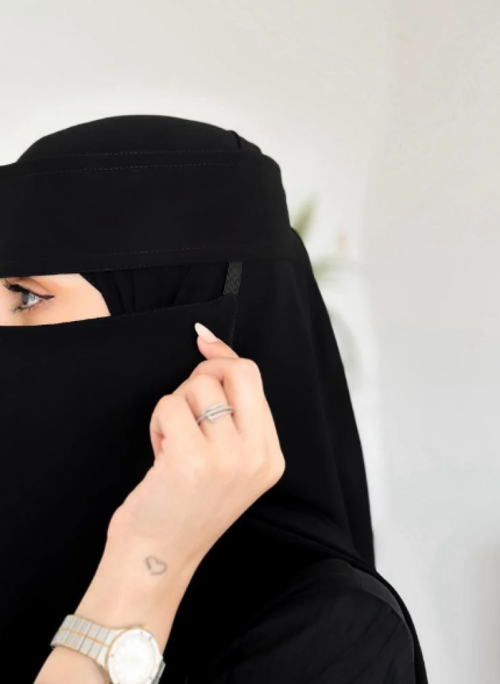 نقاب ملكي قصير عادي ربط طرحه ربط طرحات نقابات
