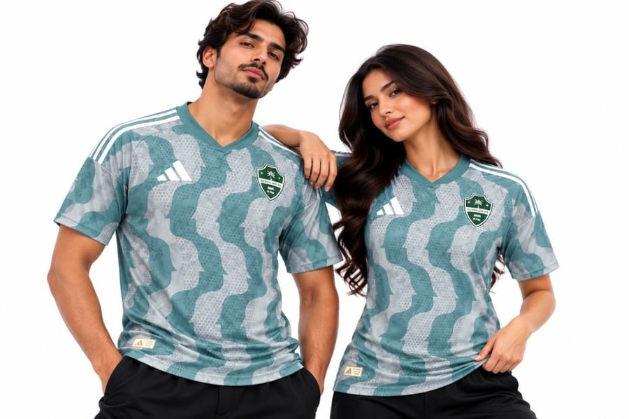 تيشيرت الأهلي السعودي رجالي الطقم الثالث