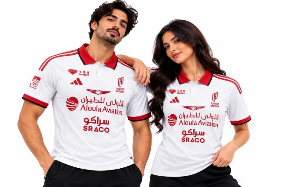 تيشيرت القادسية السعودي رجالي أساسي 2027