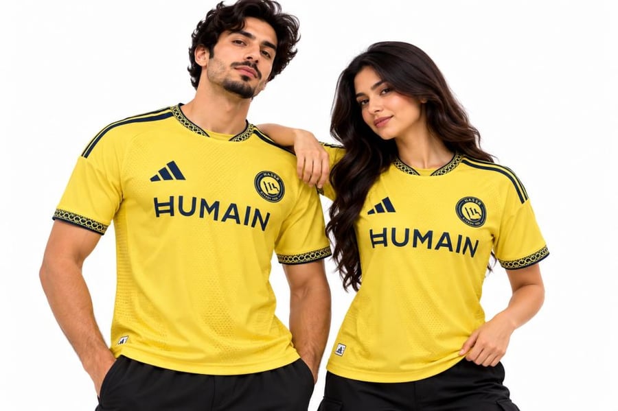 تيشيرت النصر السعودي رجالي كلاسيكي