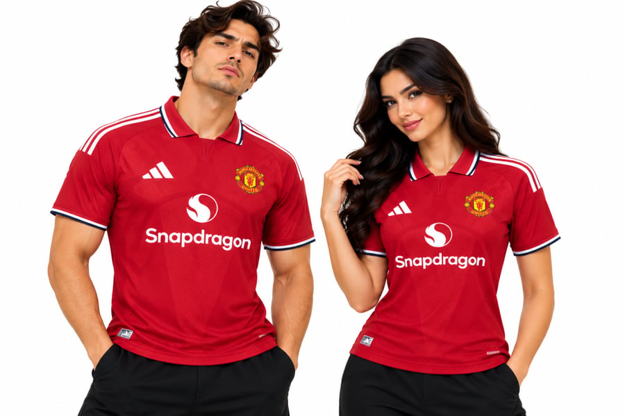 تيشيرت مانشستر يونايتد الأساسي 2026 2027 رجالي ونسائي