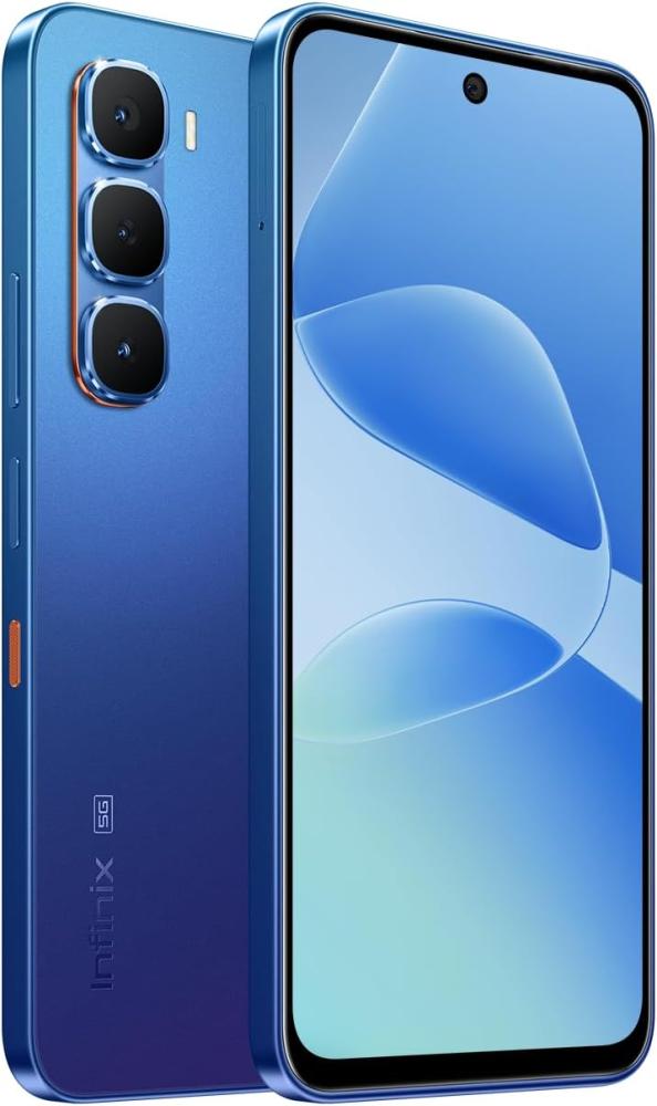 Infinix Hot 60 5G 256GB 8+8GB RAM Shadow Blue - KSA Version