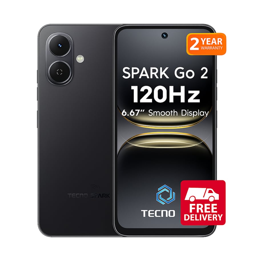 Tecno Spark Go 2 Dual SIM Ink Black 4GB RAM 128GB- KSA Version