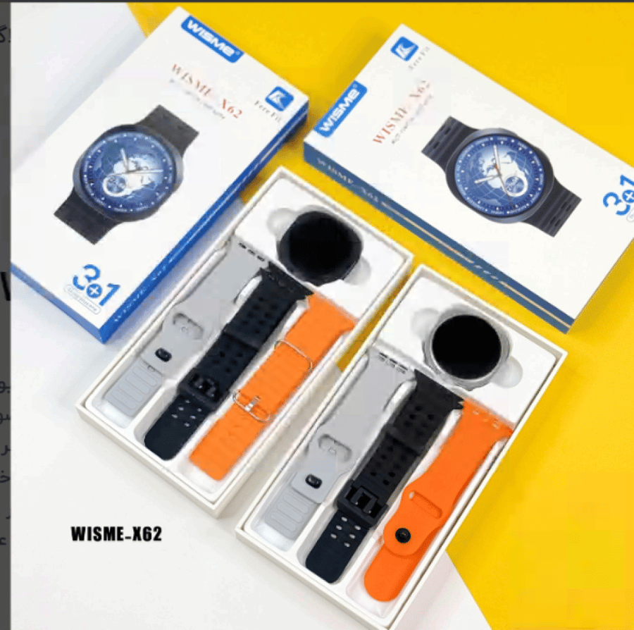 ساعة WISME-X62 الذكية متعددة الوظائف – طقم 3 في 1**