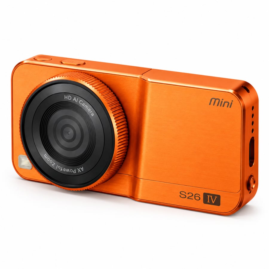 هاتف CCIT S26 Mini الذكي – الإصدار الأزرق، ذاكرة رام 8 جيجابايت، سعة تخزين 512 جيجابايت، كاميرا 20 ميجابكسل، نظام أندرويد 16
