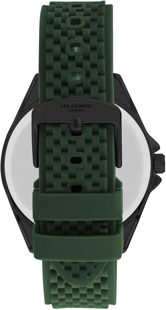 LEECOOPER Men's Quartz Metal Watch, Black, Silver - LEECOOPER Men's Quartz Metal Watch, Black, Silver - LC07361.677