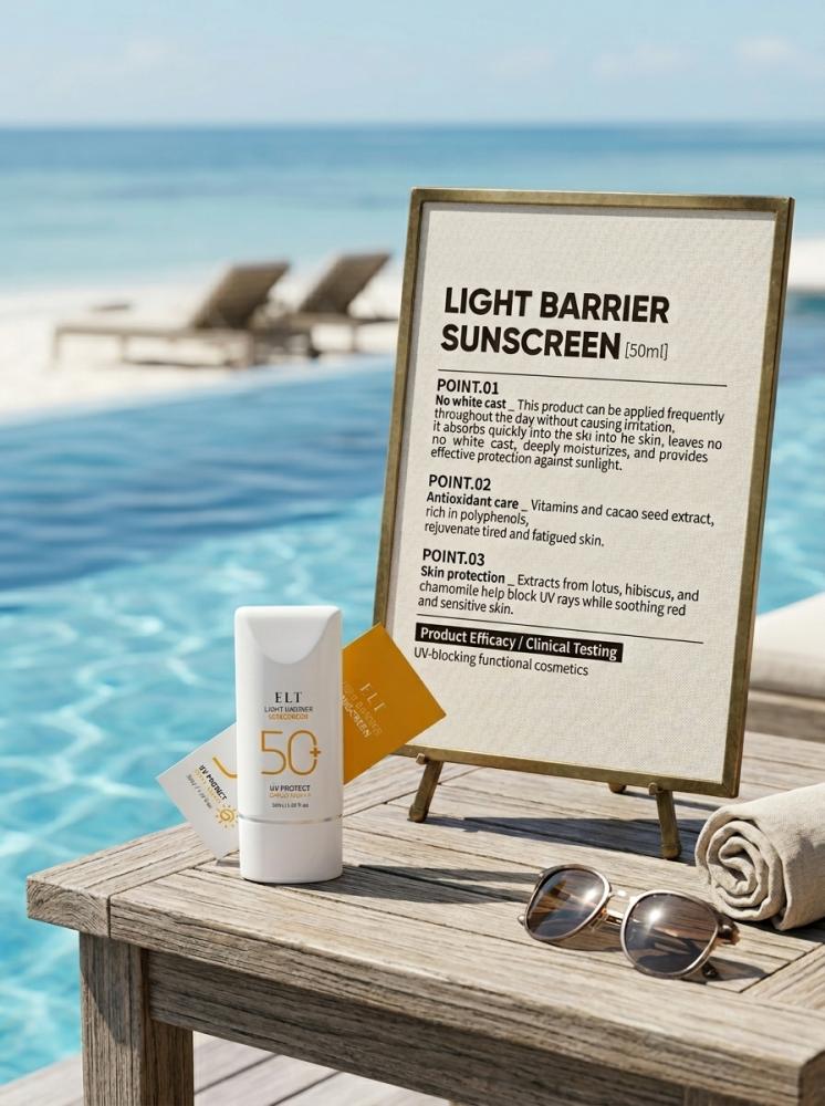 ELT LIGHT BARRIER SUNSCREEN 50+ UV PROTECT SFP50+ PA+++ 50ml /1.69 fl.oz.