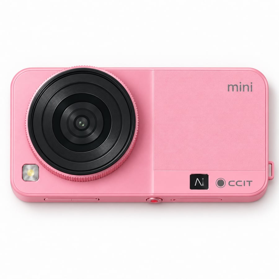 CCIT S26 Mini Smartphone Pink Edition, 8GB RAM, 512GB Storage, 20MP Camera, Android 16