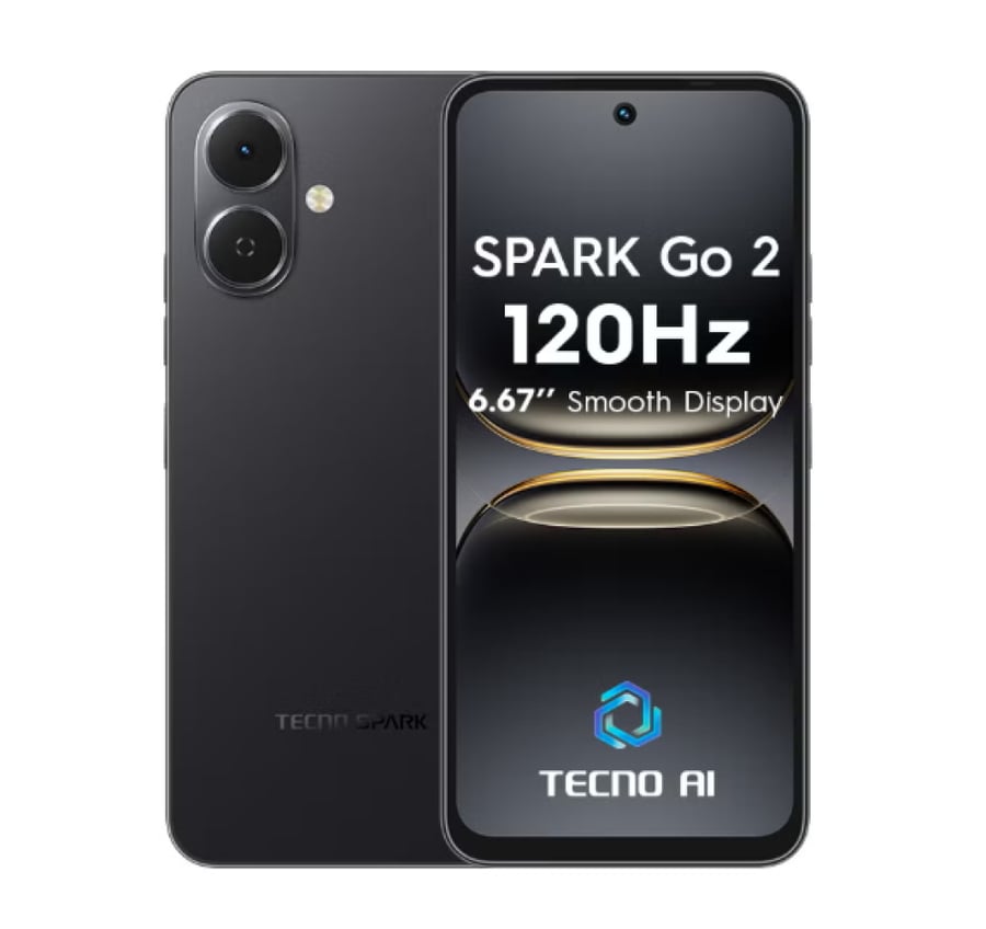 Tecno Spark Go 2 Dual SIM Ink Black 4GB RAM 128GB- KSA Version