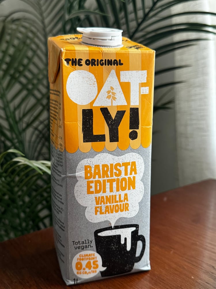Oatly vanilla !