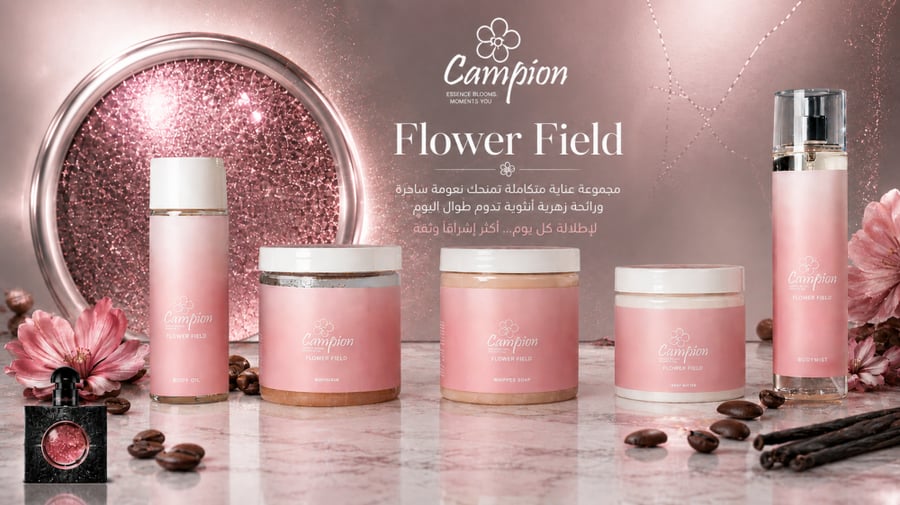 Flower Field Collection (5 products) and a special gift