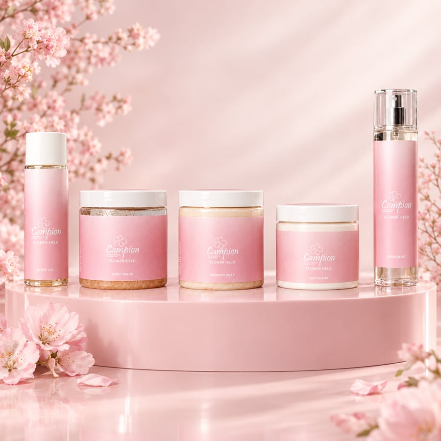 Flower Field Collection (5 products) and a special gift
