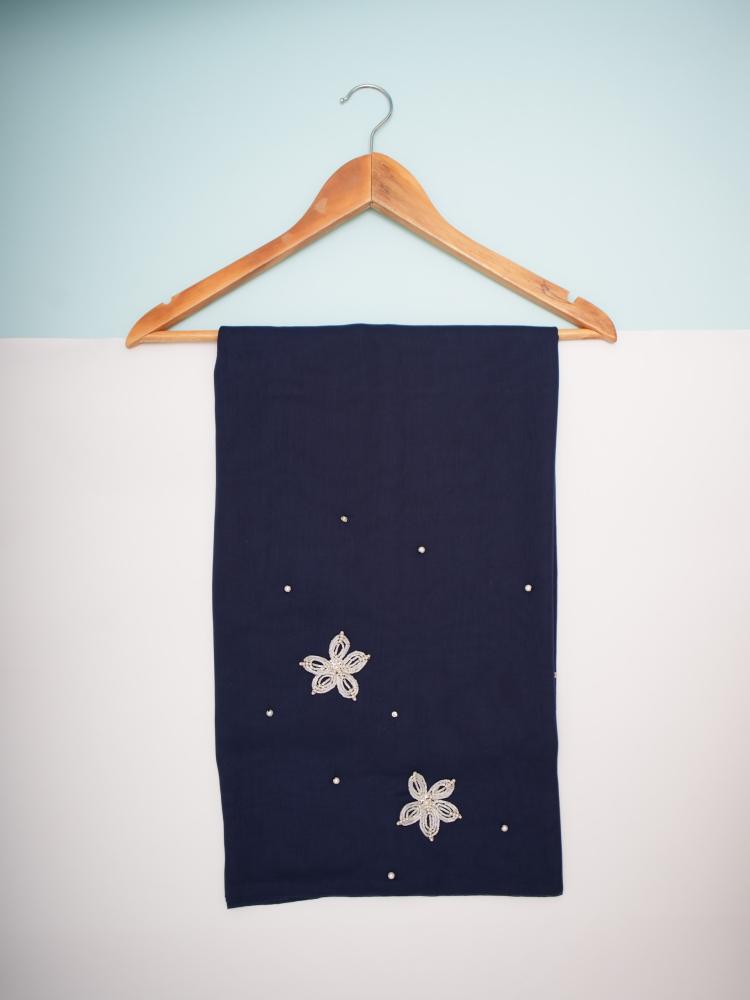 Beaded bloom Navy