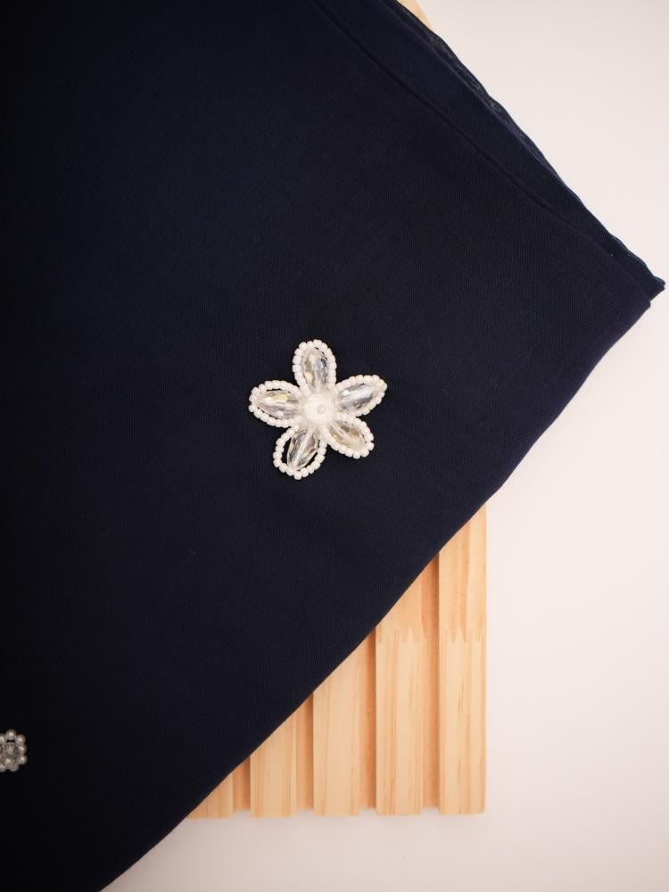 Navy Pearly White