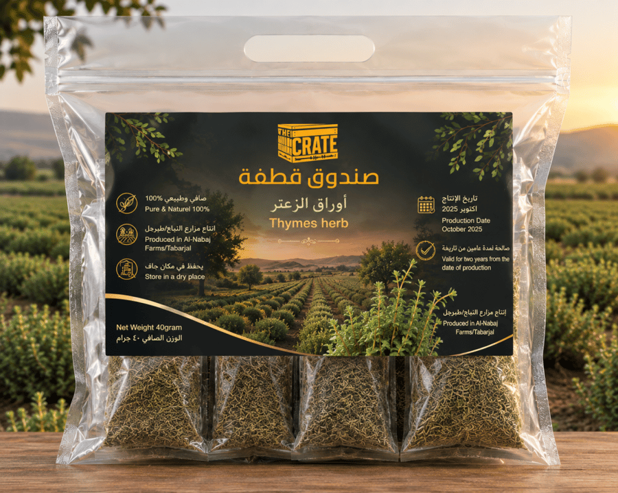 أوراق زعتر طبيعية للشاي