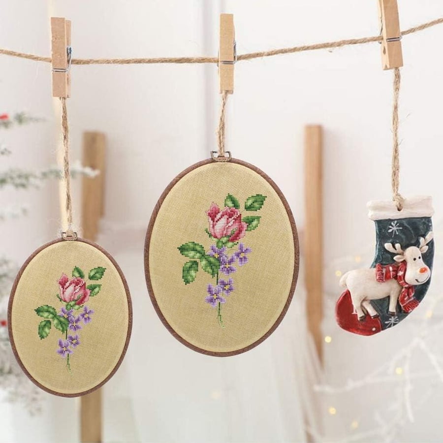 طارة تطريز بيضاويه