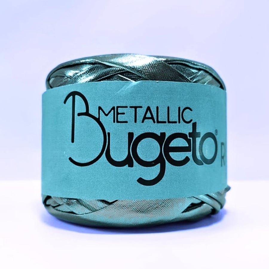 خيط جلد رمادي ميتاليك - bugeto metallic