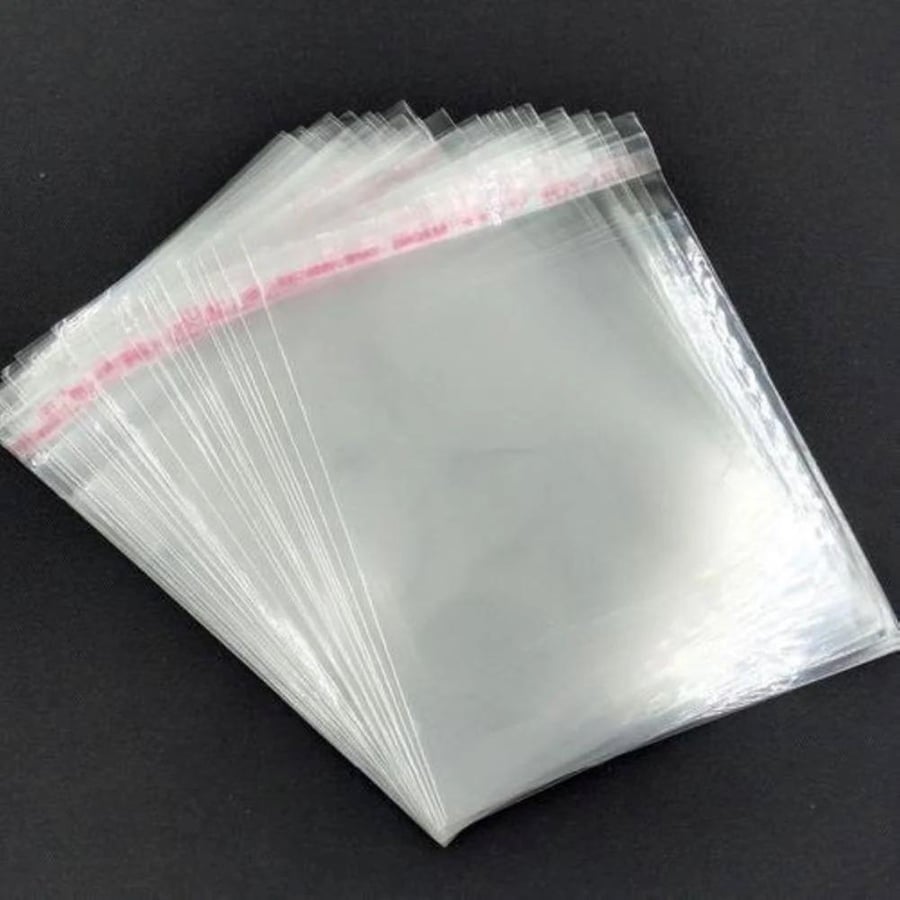 ربطة اكياس شفافه مقاس ٢٠ × ١٥ سم