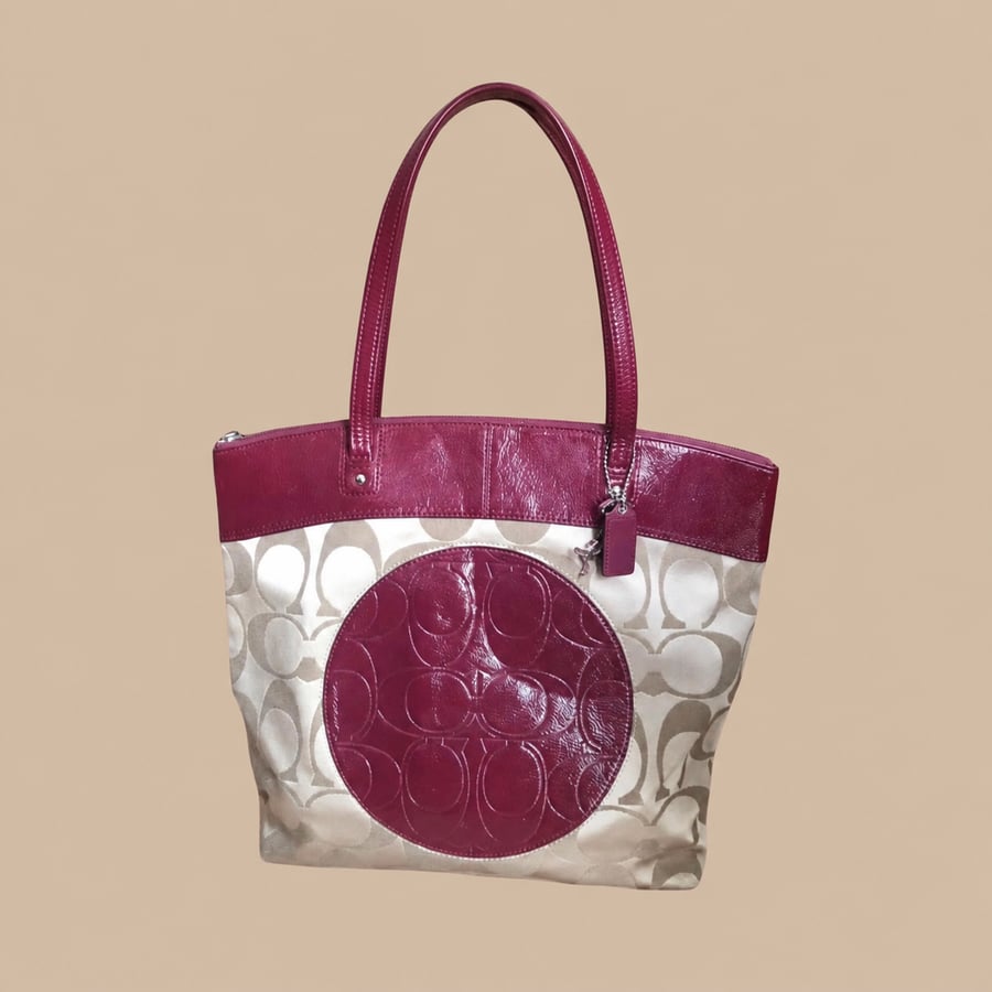 Coach Laura signature tote bag