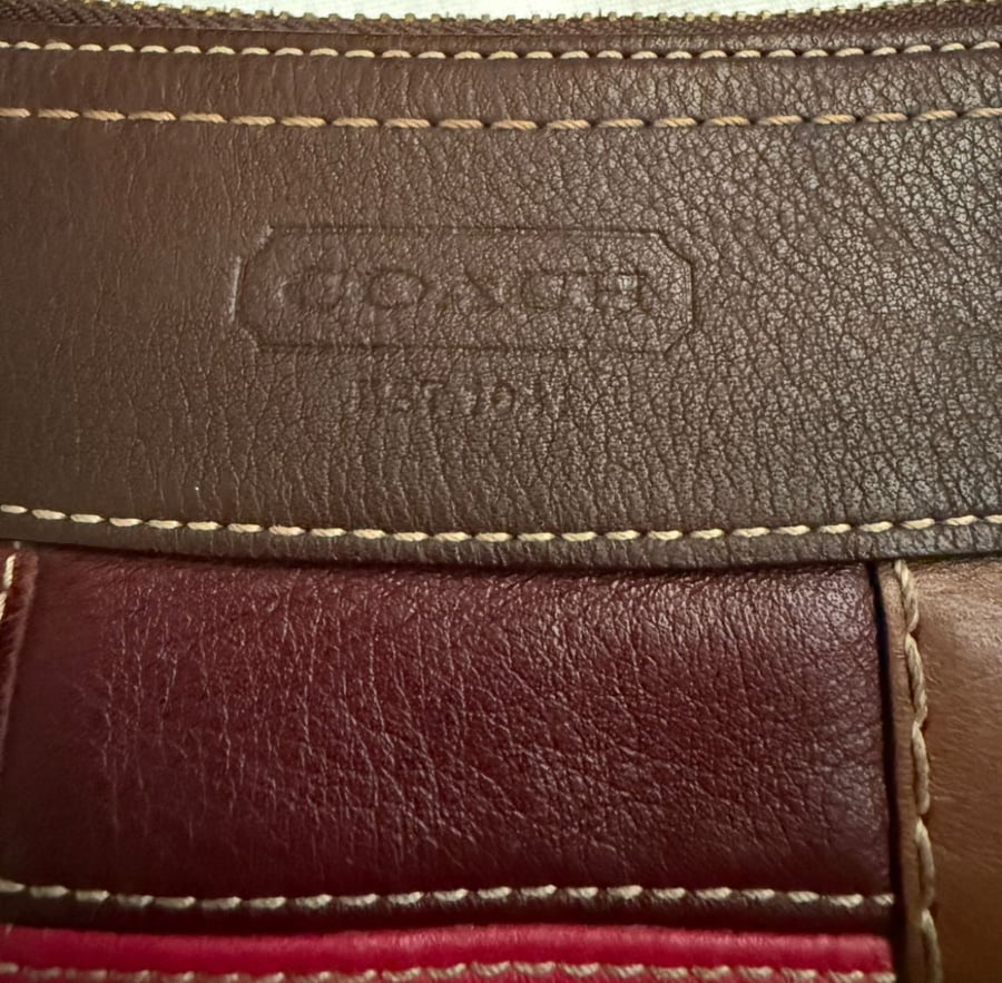 Coach patchwork bag