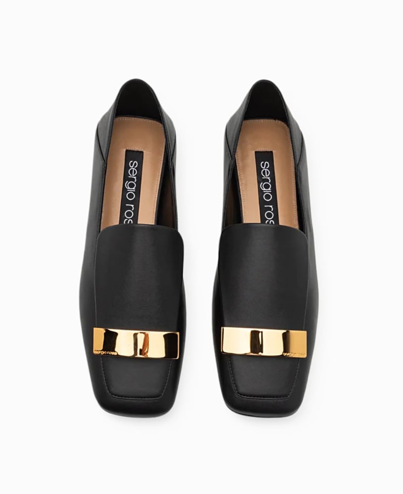 Sergio rossi black loafer