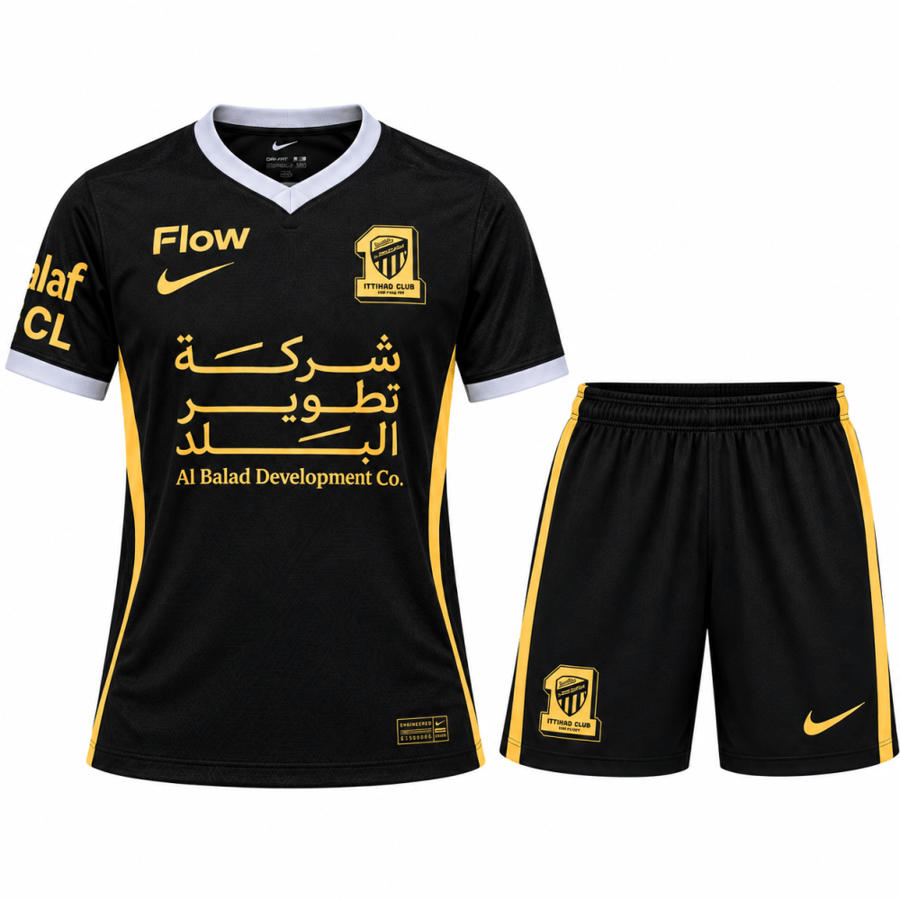 طقم نادي الاتحاد السعودي الثالث الأسود 2027