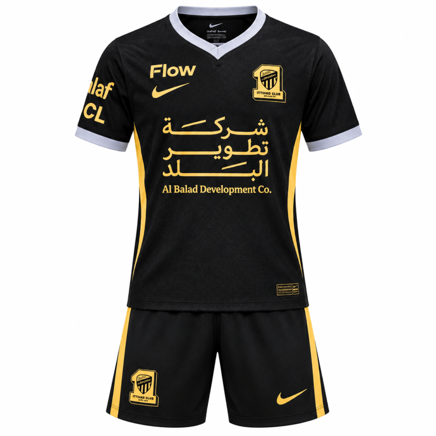 طقم نادي الاتحاد السعودي الثالث الأسود 2027