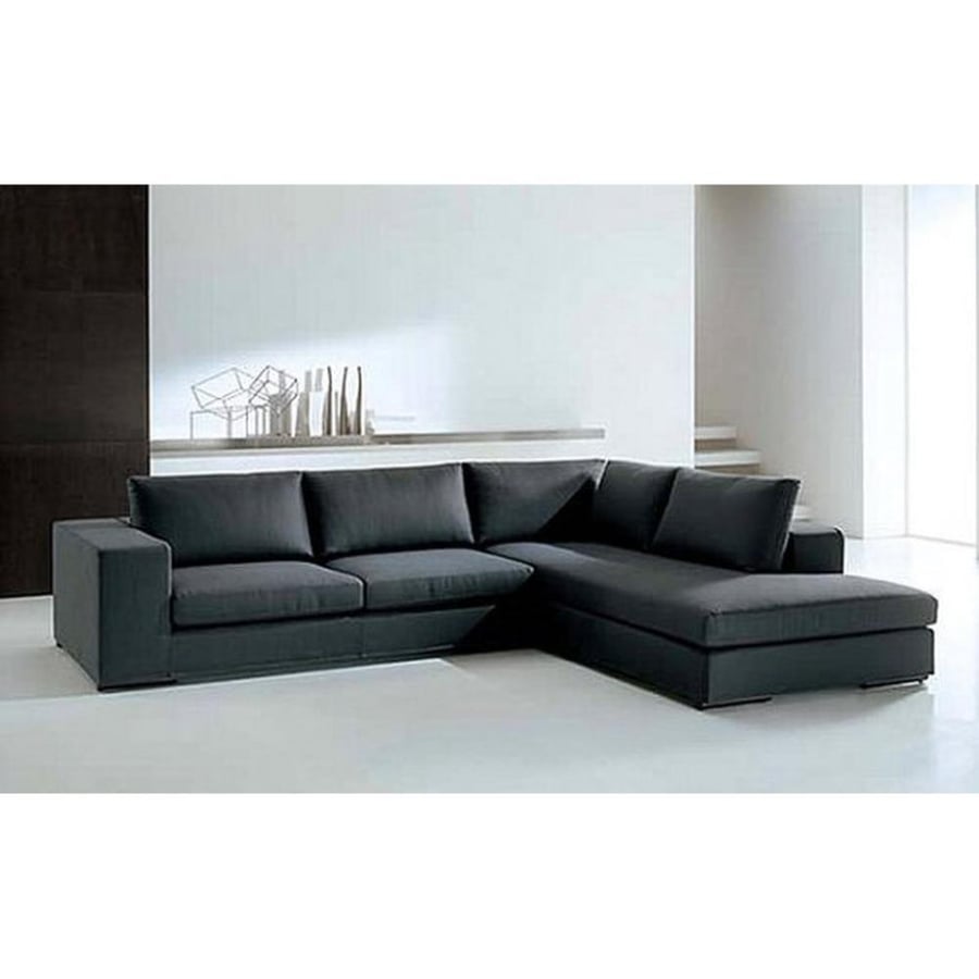 كنبة زاوية 300×270×87×85 سم - رمادي - SOFSTYLE210