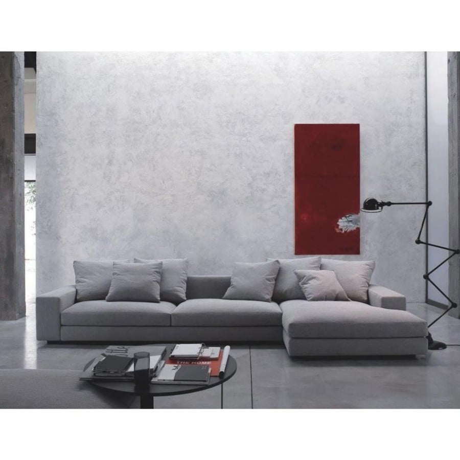 Corner sofa 280×180×80 cm - Gray
