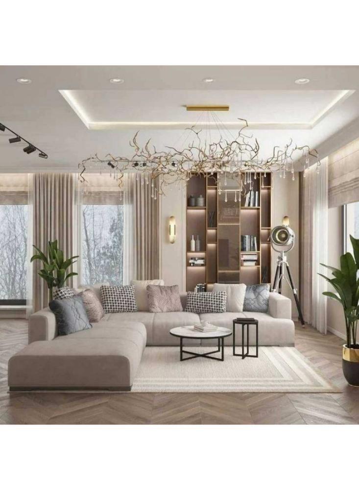 Corner sofa size 280x280x95x85 cm - beige