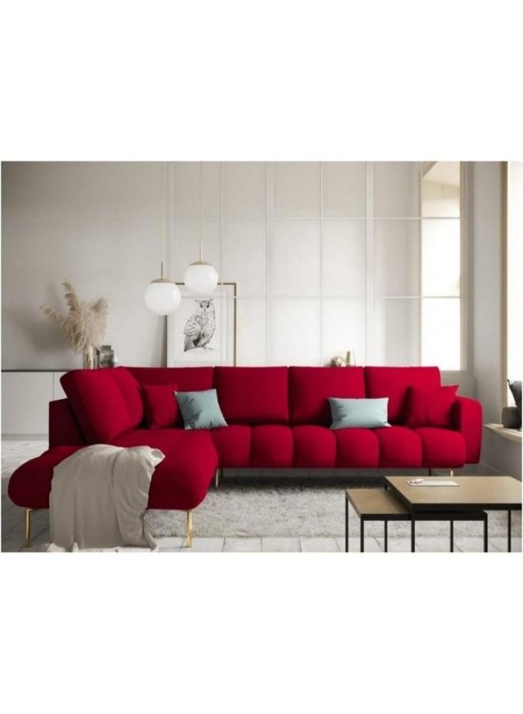 Corner sofa size 85×180×85×250 cm - Red
