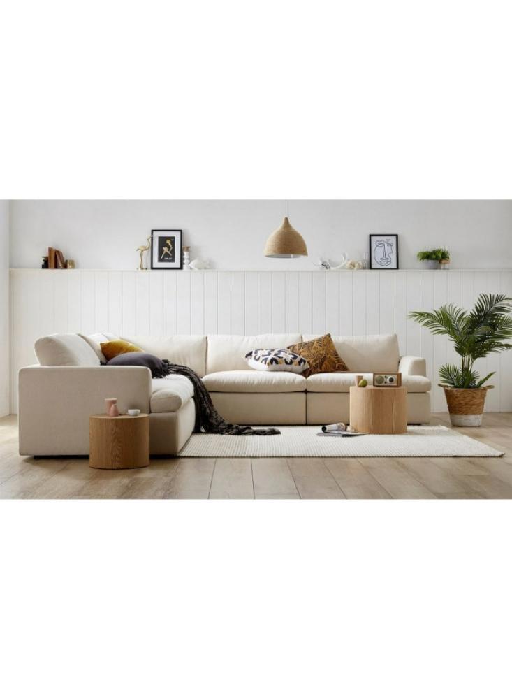 Corner sofa size 300x300x95x90 cm - beige