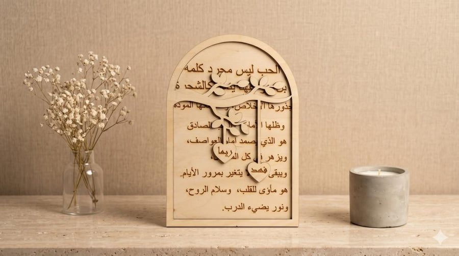 لوحات خشبية محفورة