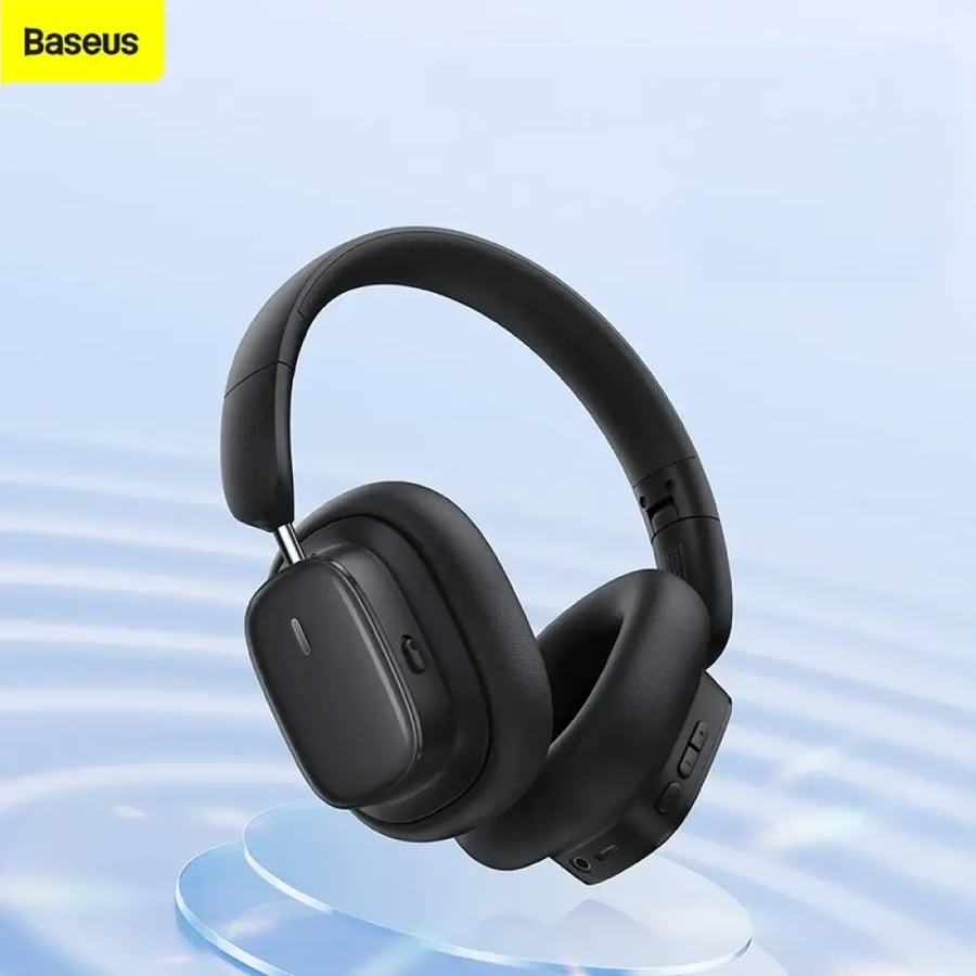 سماعة رأس Baseus H1i لاسلكية بإلغاء ضوضاء ودقة عالية