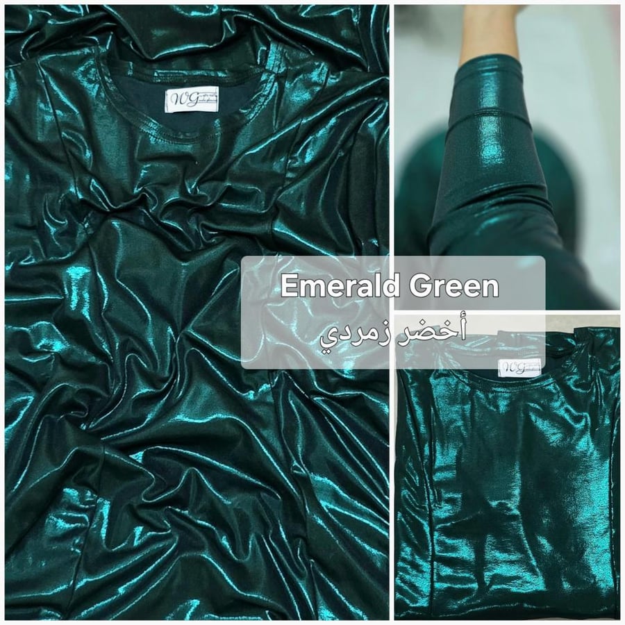 فستان للثوب  لامع metallic
