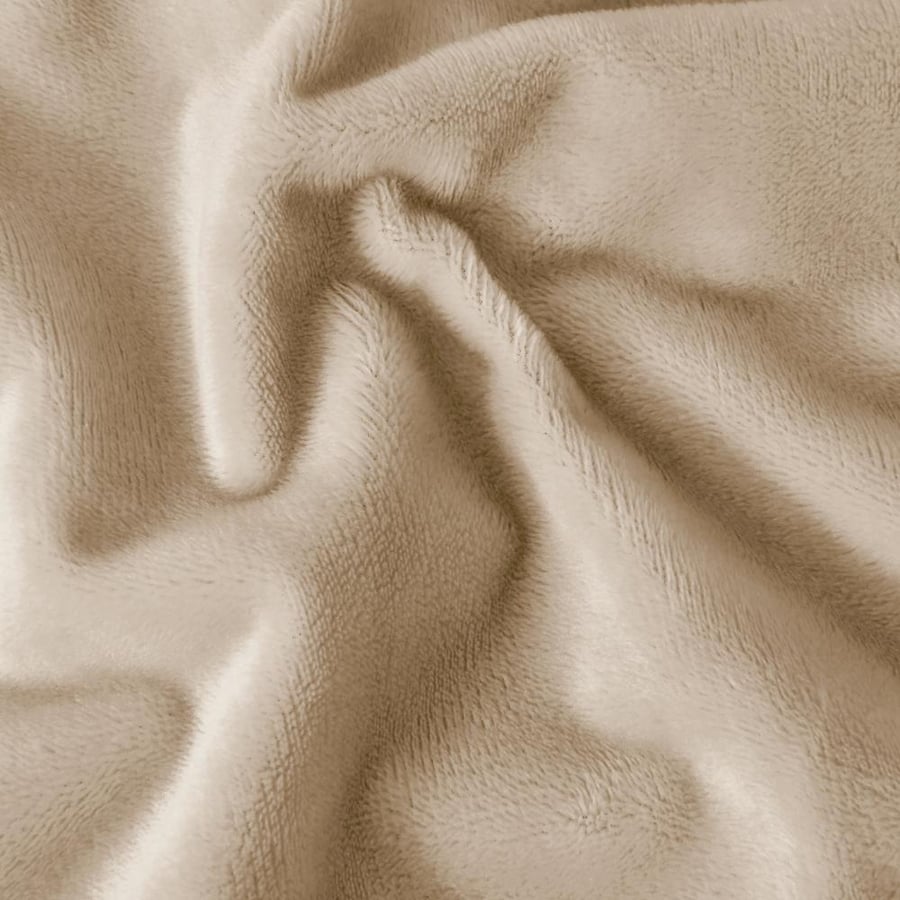 Velvet single-sided double-faced bed sheet set - 3 pieces - purple camel